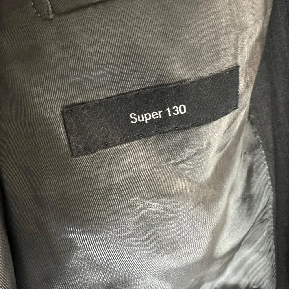 Hugo Boss Foster Super 130 Slim Fit Blazer Suit Men's Size 40 Gray Three Button